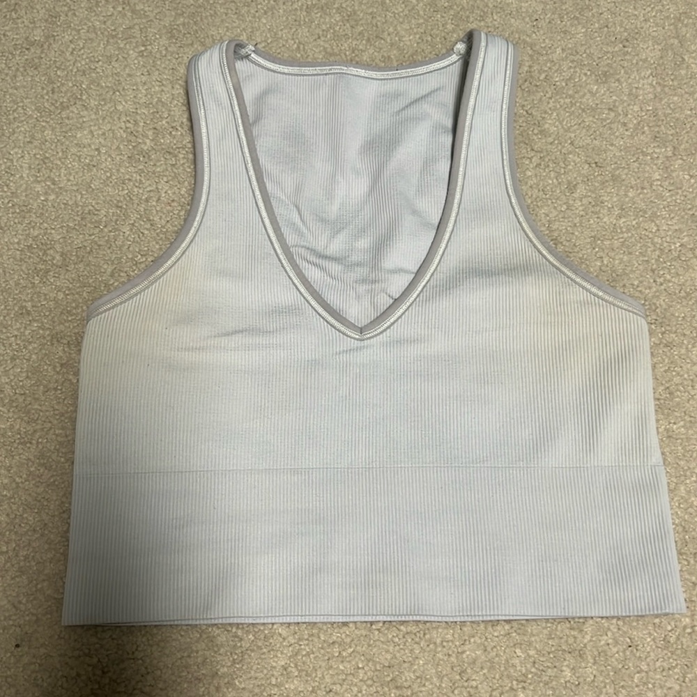 ATHLETA Aurora Cropped Ribbed Tank